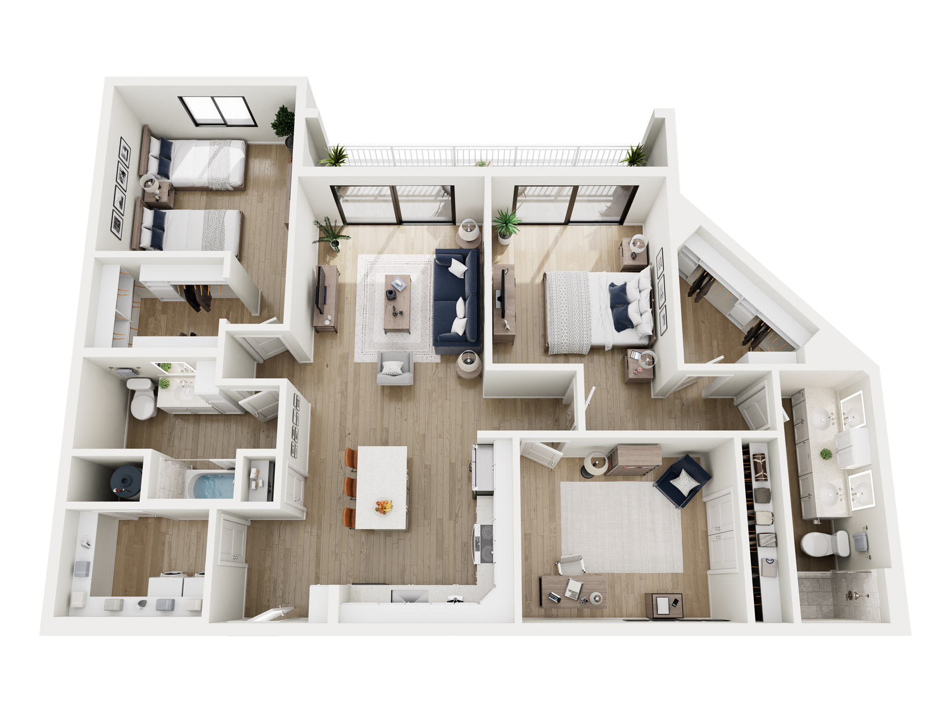 The Bayshore floor plan